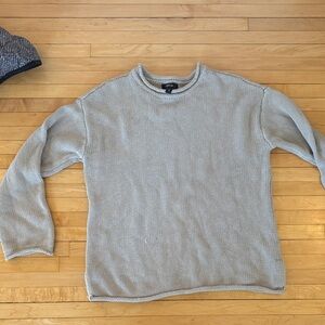 Aqua Womenrs rollneck Sweater in Light tan beige taupe